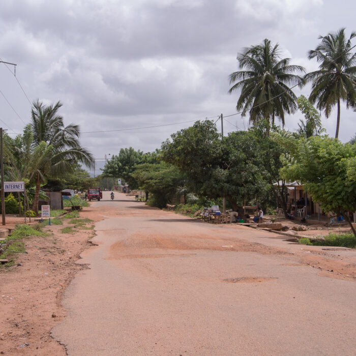 98 Straße in Kpalimé/Togo