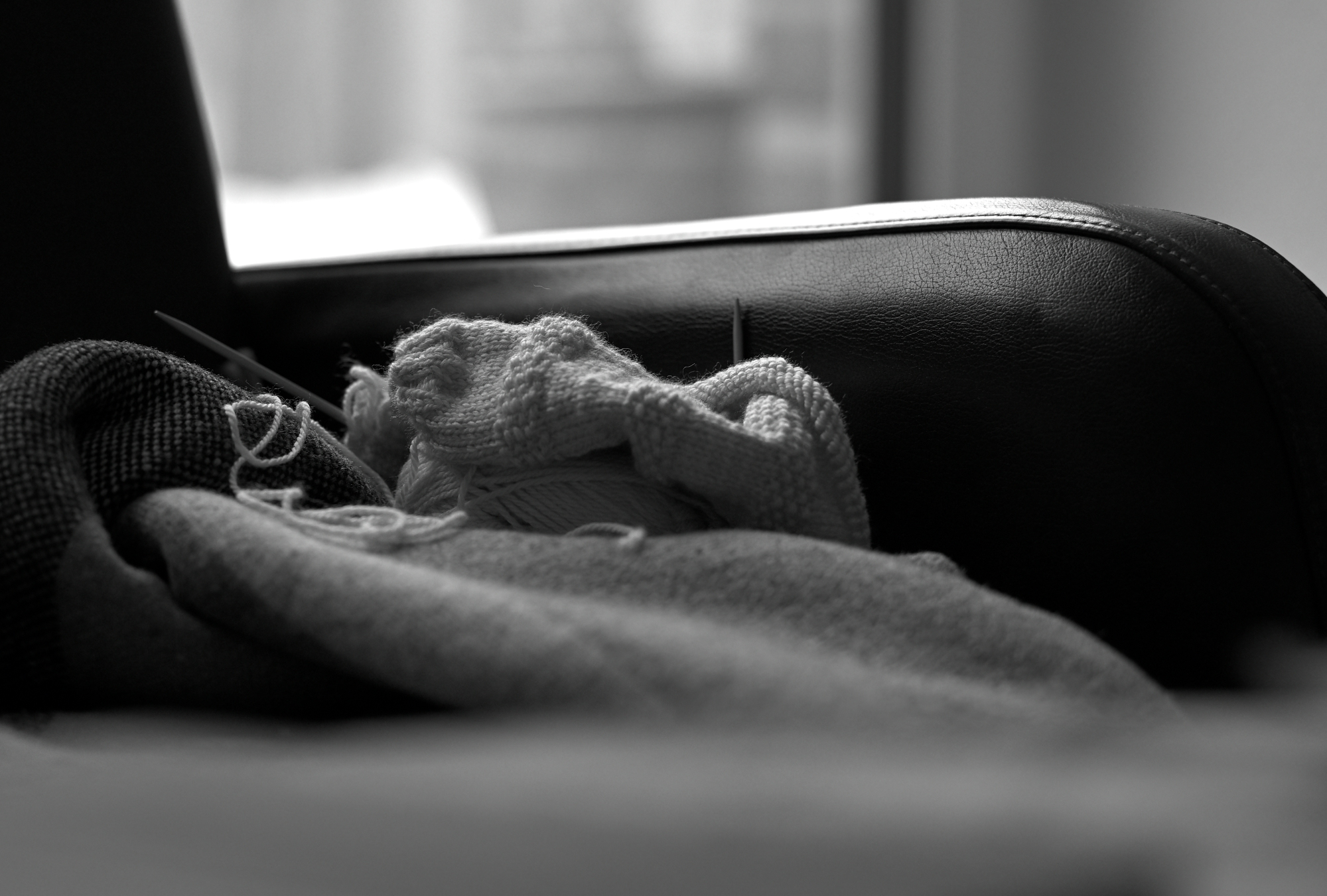 178 Stillleben mit Strickzeug